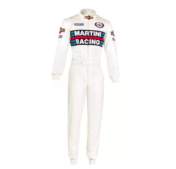 Martini Racing Go-Kart Suit CIK/FIA Level 2 Approved Karting Racewear F1 Style Racing Suit for Adults & Kids