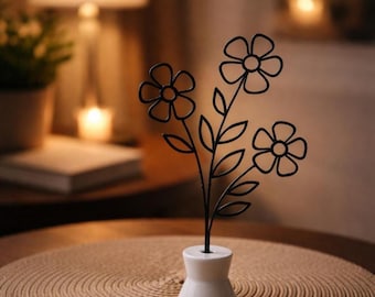 Bloemen 3D-model STL | Bloemendecor voor 3D-printen | Digitale download