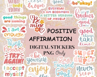 Motivational quotes PNG Svg, Printable Stickers, mental health svg, Inspirational Quotes, Positive Affirmations, boho floral PNG.