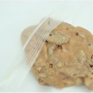 Peanut Brittle en Praline GEASSORTEERDE Set VOORBEELDzakjes Ken's Airy Crunch Homemade Candy Bag afbeelding 5
