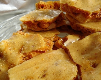 Peanut Brittle SAMPLE 4oz - Ken&#39;s Airy Crunch Homemade Brittle Candy Bag