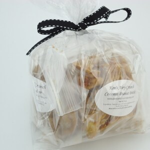 Peanut Brittle en Praline GEASSORTEERDE Set VOORBEELDzakjes Ken's Airy Crunch Homemade Candy Bag afbeelding 2