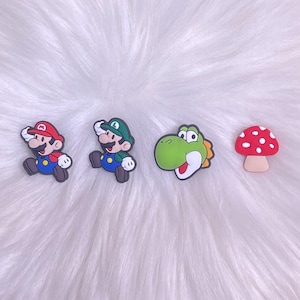 Mario Brothers Croc Charms/Jibbitz