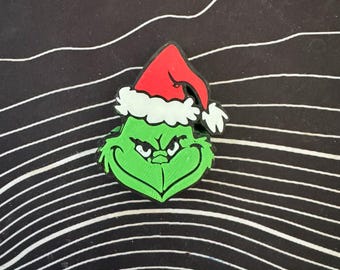 Grinch Straw Topper for Stanley Cup – Festive 3D Christmas Drinkware Accessory