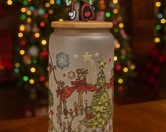 Medical Field Christmas Straw Topper | Nurse Doctor 3D Holiday Cup Accessory | Festive Drinkware Topper