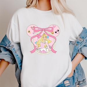 Womens Disney Princess T-Shirt | Cute Princess Inspired Tee | White Fairy Tale Shirt | Magical Disney Trip Outfit | Castle Lover Gift