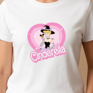 Cinderella Halloween Shirt Women | Disney Princess T-Shirt | White Fairytale Tee | Costume Shirt | Glass Slipper Tee | Disney Halloween
