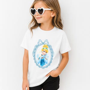 Cinderella Coquette T-Shirt | Disney Princess Graphic Tee for Girls | Fairy Tale Aesthetic Top | Vintage Style Cinderella Shirt