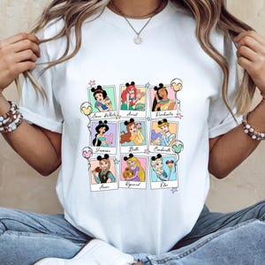 Disney Princess Snacks Shirt | Cute Disney Food Tee | Women’s Graphic Tee | Magical Disney Shirt | Gift for Her | Park Outfit