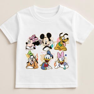 Kids Mickey Mouse T-Shirt – White Disney Tee for Boys & Girls | Perfect for Disneyland Trips | Disney Tshirt for kids