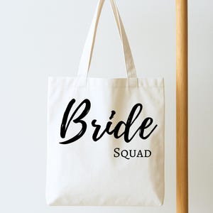 Bolsas de lona para la despedida de soltera: regalos para la despedida de soltera