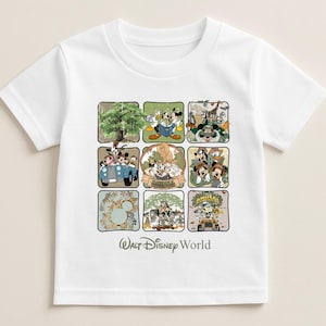 Kids Animal Kingdom T-Shirt – White | Disney Animal Kingdom Inspired Tee | Safari Jungle Kids Shirt | Family Disney Trip Outfit