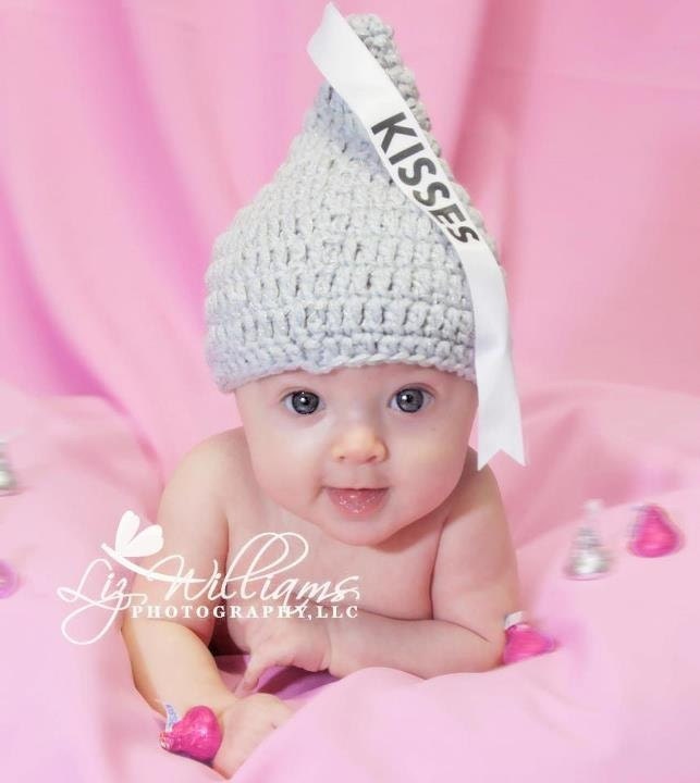 Hershey Kisses Inspired Beanie Newborn to Adult