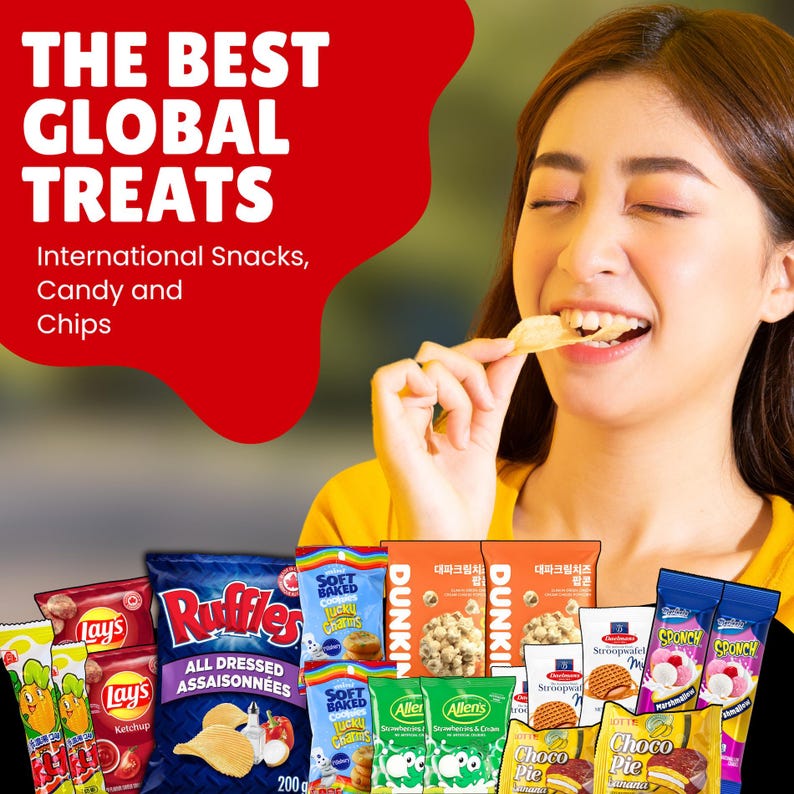 Interationail Snacks The Plot Twist Mystery Snack Box - 16 Snacks | International Snack Box ...