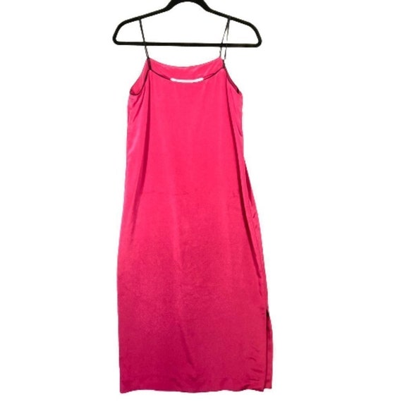 Vintage Liz Claiborne Raspberry Dark Pink Slip Dr… - image 1