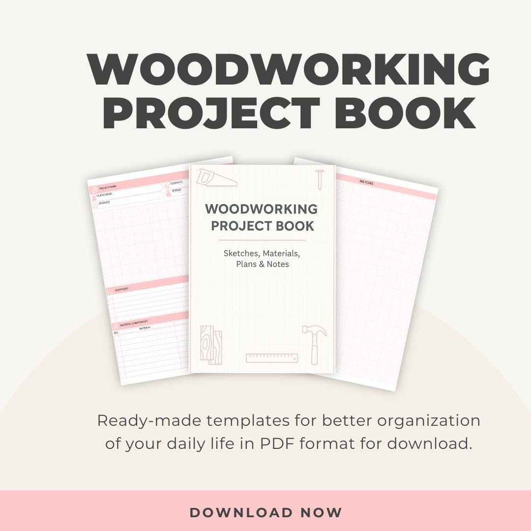 Woodworking Project Planner | Printable PDF | Sketches, Materials ...