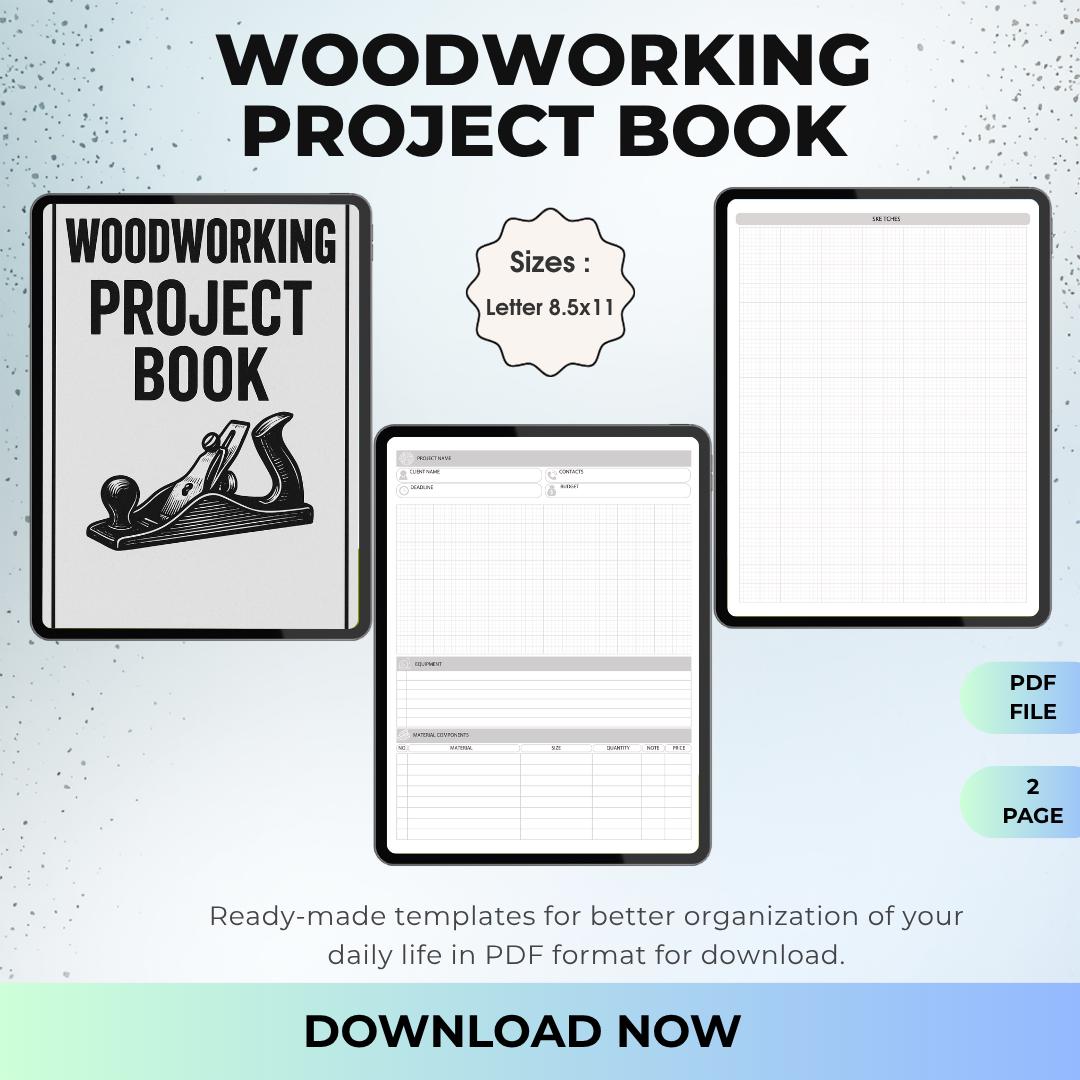 Woodworking Project Planner | Printable PDF | Sketches, Materials ...