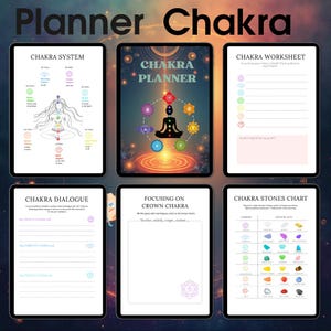 Chakra Journal Printable | Spiritual Meditation Workbook (PDF) - Etsy