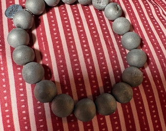 Kinsley Armelle silver druzy stone bead bracelet