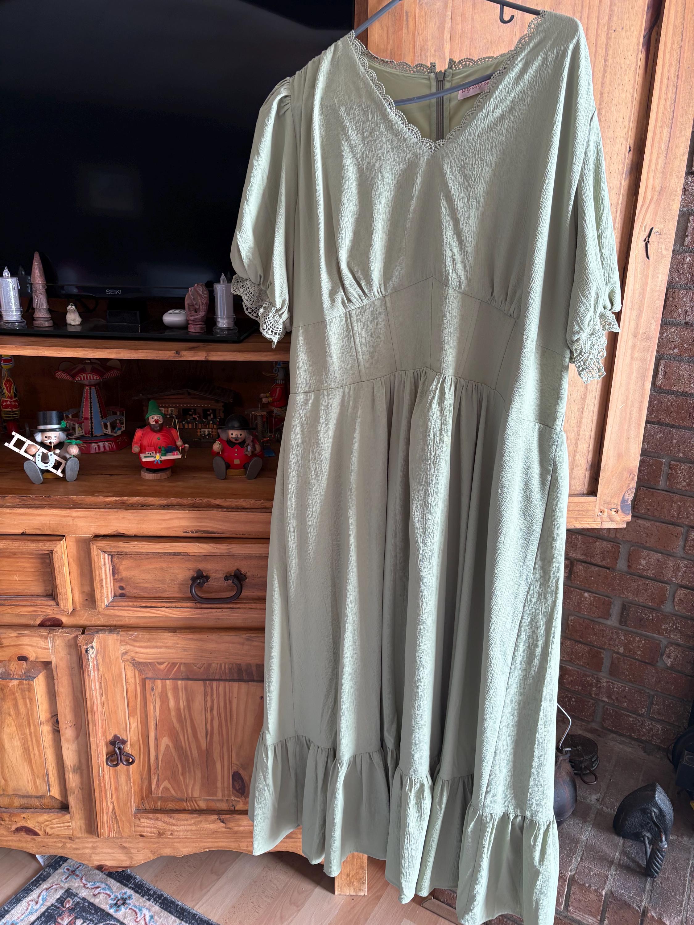 Sage Green Dress Plus Size - Etsy