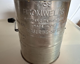 vintage Bromwell's measuring-sifter