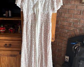 Ivy City Lace Jumpsuit, Fully Lined - Size XL