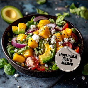 Easy Fresh Summer Salad Recipe PDF Download Healthy Salad for Lunch or Dinner Light Printable Meal Clean Eating Digital Salad Recipe Instant
