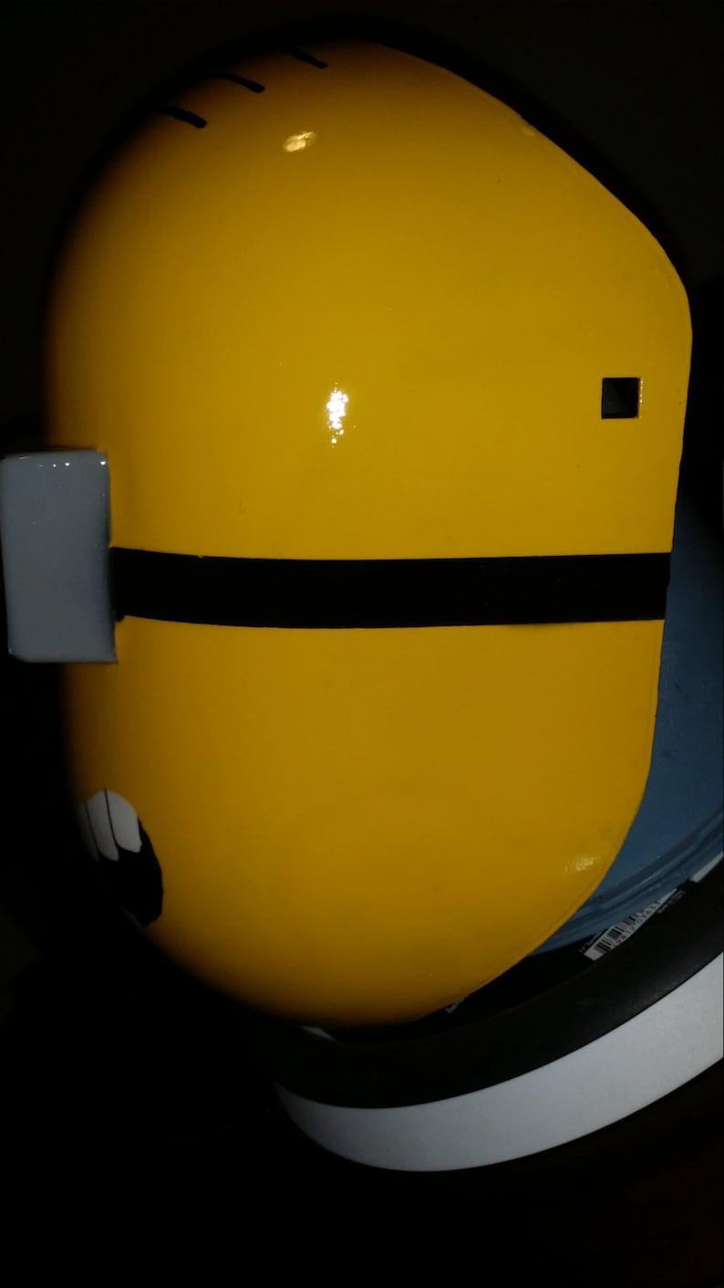 Custom painted pipeliner welding hood in Minion theme Etsy