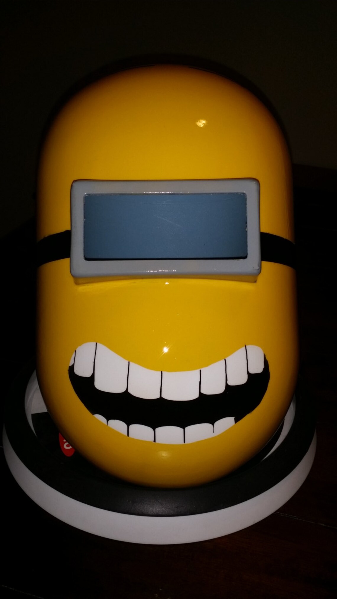 Custom painted pipeliner welding hood in Minion theme Etsy