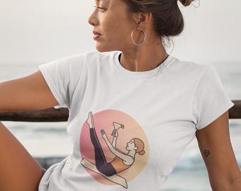 Retro Pilates T-Shirt - Fun Graphic (US/Canada Only)