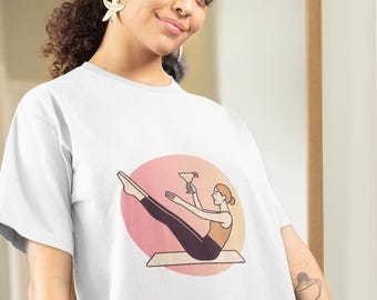 Retro Pilates T-Shirt - Fun Graphic (Aus/NZ Only)