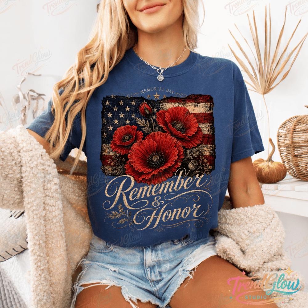 Veterans Day USA PNG: Memorial Day Red Poppy Flower Military Tribute ...