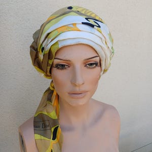 1960s Christian Dior silk Turban Hat