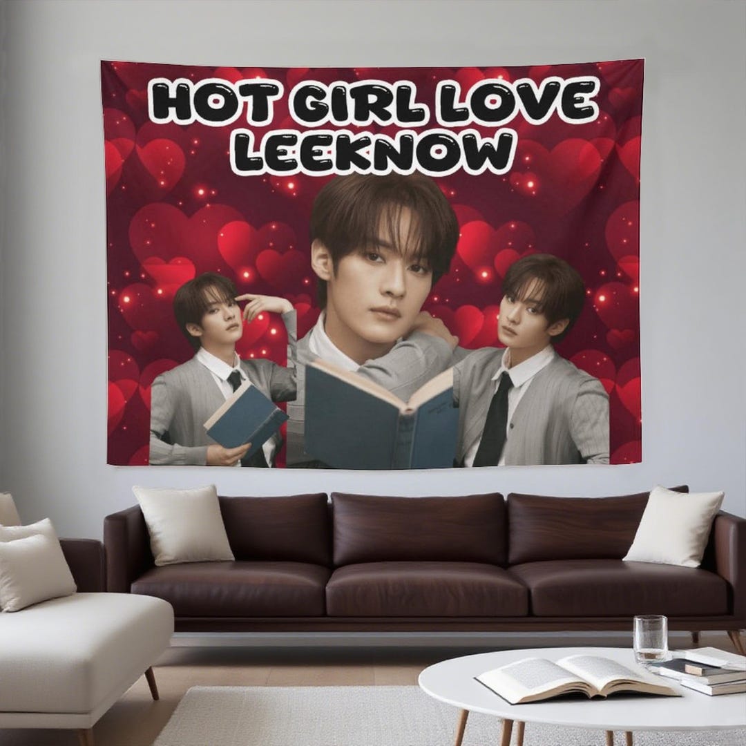 Stray Kids Lee Know Tapestry, Kpop Wall Decor, SKZ Lee Know Banner ...