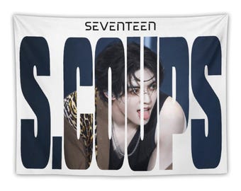 Svtt Scooups Custom Flag, Perfect Fan Gift for Bedroom & Dorm Wall, Carat Gift Idea