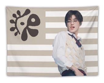 Corttis Keonho Wall Tapestry, Custom Keonho Idol Flag, Aesthetic Kpop Room Decor