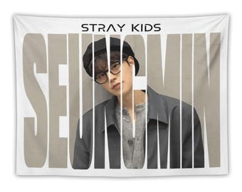 Seunmming Skkz Tapestry, Personalized Kpop Flag,Skkz Kpop Fan Wall Art Room Gift Decor, Skkz Tour Merch, Gift Ideas Stays
