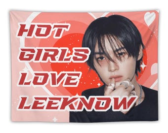 Personalized Kpop Tapestry, Lino Vibe Inspired Custom Fan Flag, SKZ Aesthetic Wall Hanging, Dorm Room Décor & Concert Gift