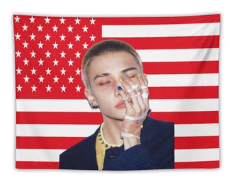 Hyunjinn Strks Custom Tapestry, Personalized Skkz Kpop Flag, Skkz Kpop Wall Poster Fan Gift, Gift For Stay, Concert Merch