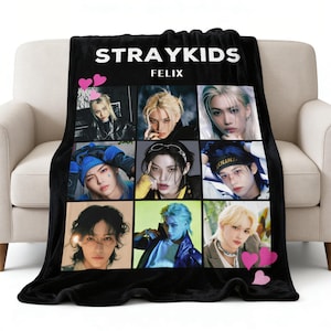 Felix Stray Kids Blanket - Etsy