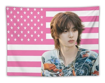 Juhooon Corrtis Tapestry, Kpop Cortis Juhon Wall Hanging, Fan Art Decor Gift, Personalized Idol Design, Gift For Fan