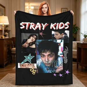 Stray Kids Hyunjin Blanket - Etsy