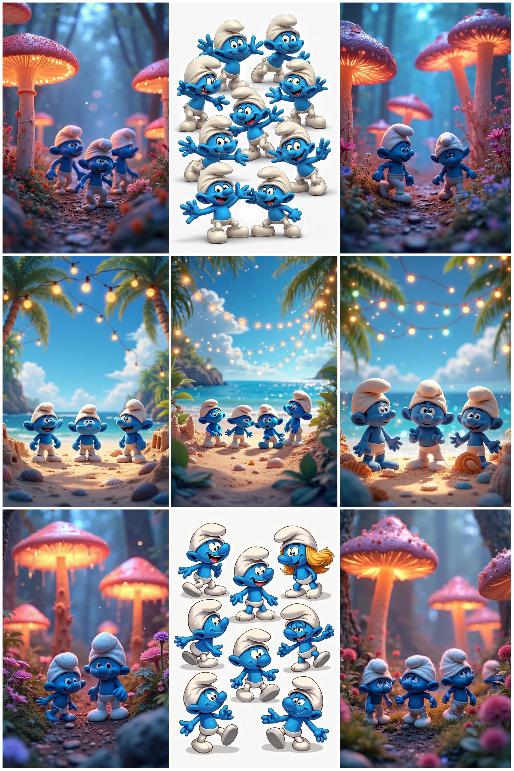 Smurf characters - Etsy 日本