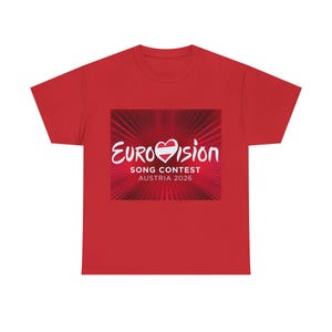 Eurovision Austria 2026 Unisex Heavy Cotton Tee