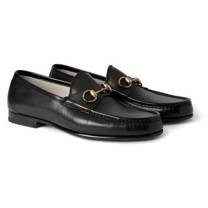 Men&#39;s Handmade Black loafer leather shoe, men&#39;s classic shoe, men&#39;s decent wear shoe.