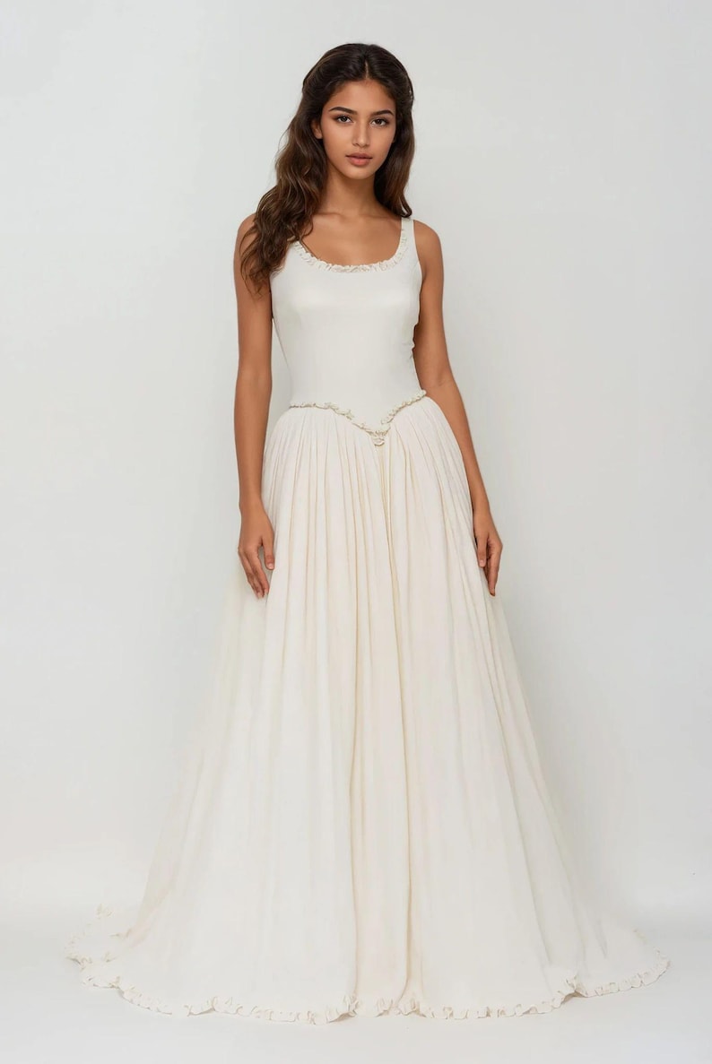 white baptism dress Evelyn Coat Size:44 XL Stunning Maternity Wedding Dresses tie strap