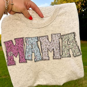 Glitter Mama Png, Bow Coqueete Glitter Mama Png, Retro Mama Png, Tshirt Png, Isntant Download, High Res Png, Glitter Mama Png