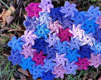 Patrón de manta de crochet Cottage Garden - Patrón de flores de crochet - Manta de crochet - Manta floral - Bonita manta de crochet - Patrón de manta de regazo