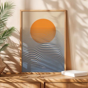 Hikuwai Beach - Calming Coastal Wall Art | New Zealand Nature Poster