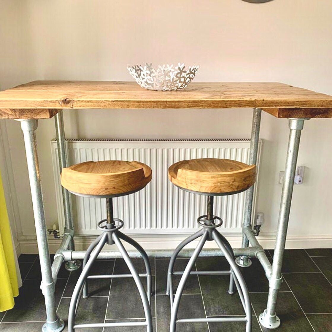 Industrial breakfast bar table deals